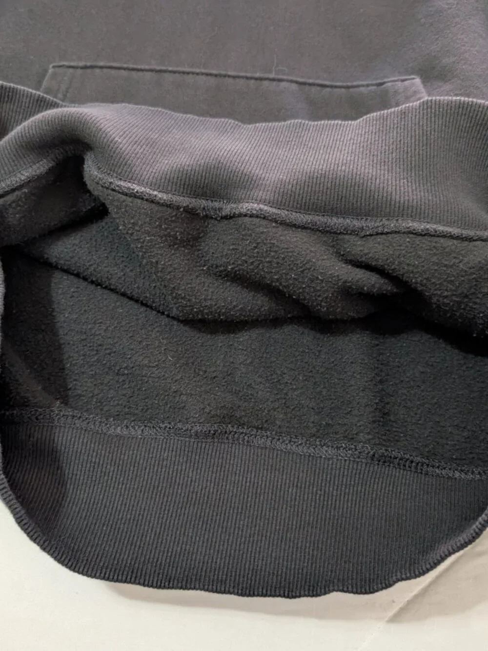 THE NORTH FACE Sweatshirt Men's L Black Graphic Hooded Pullover Kangaroo Pocket